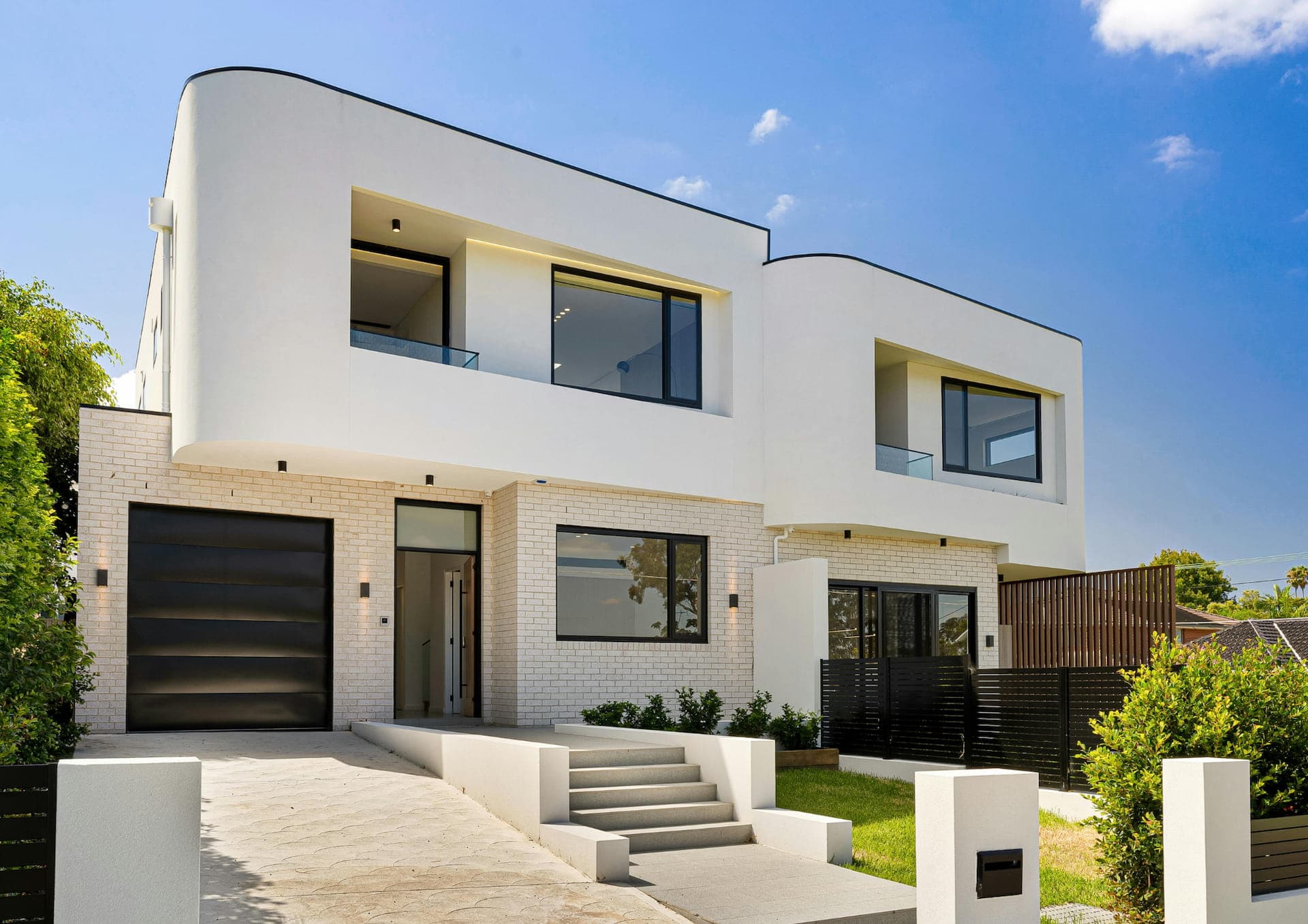 Luxury home with floor-to-ceiling windows — Bridge Window Cleaning